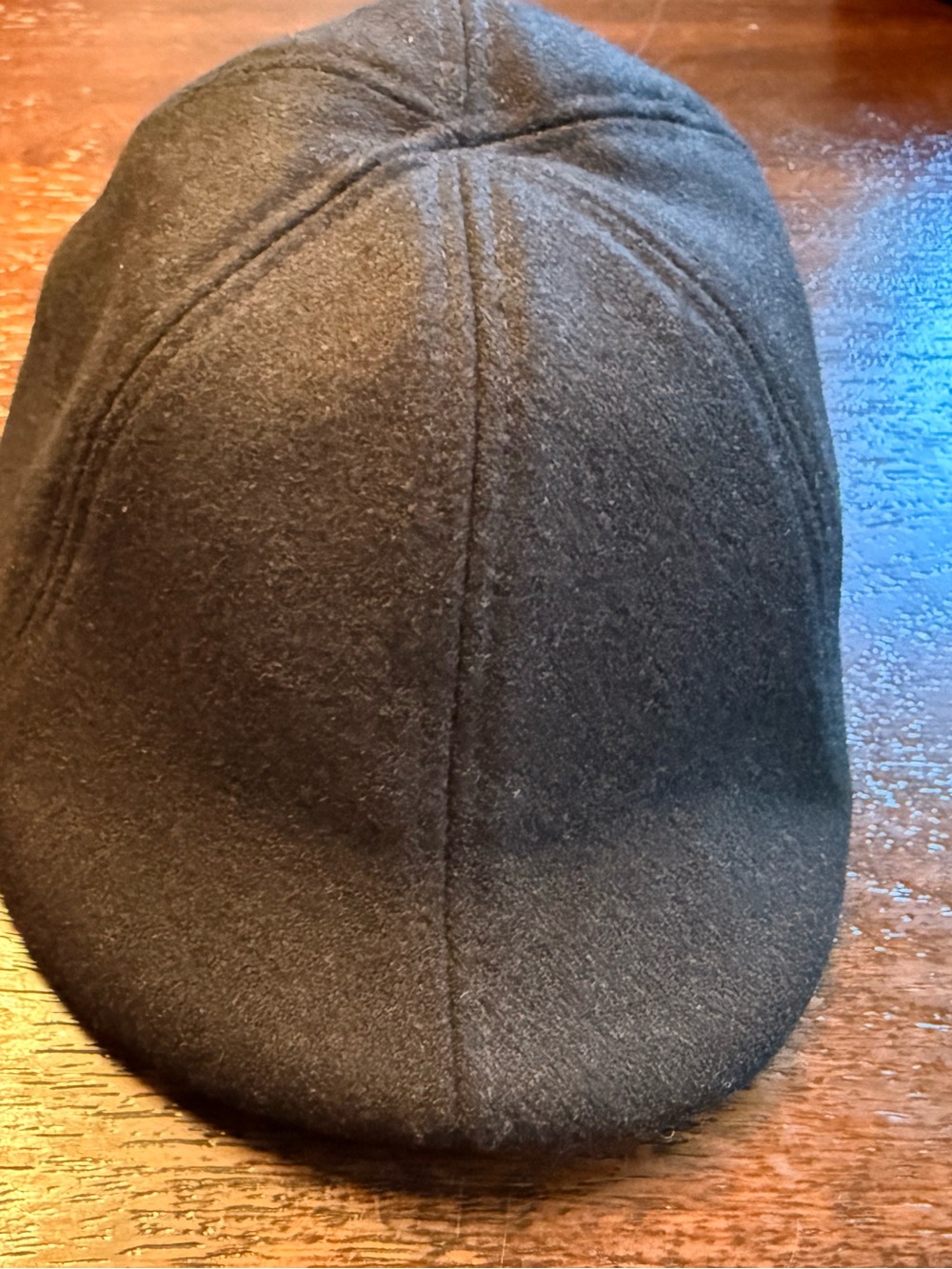 Boston Scally Co. Black Wool Skull Cap Hat